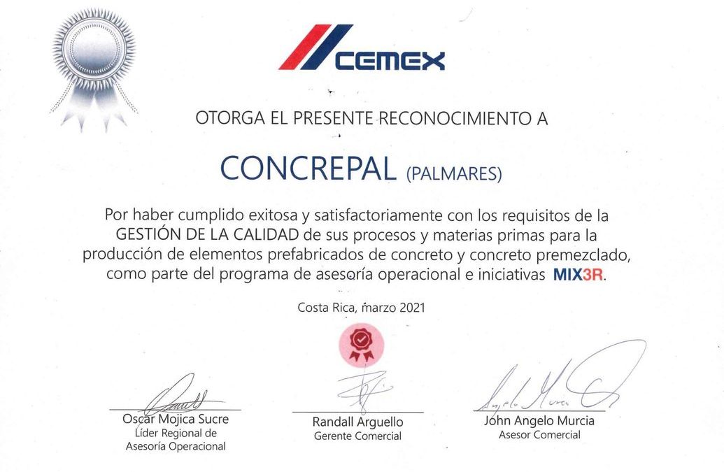 Reconocimiento de Cemex