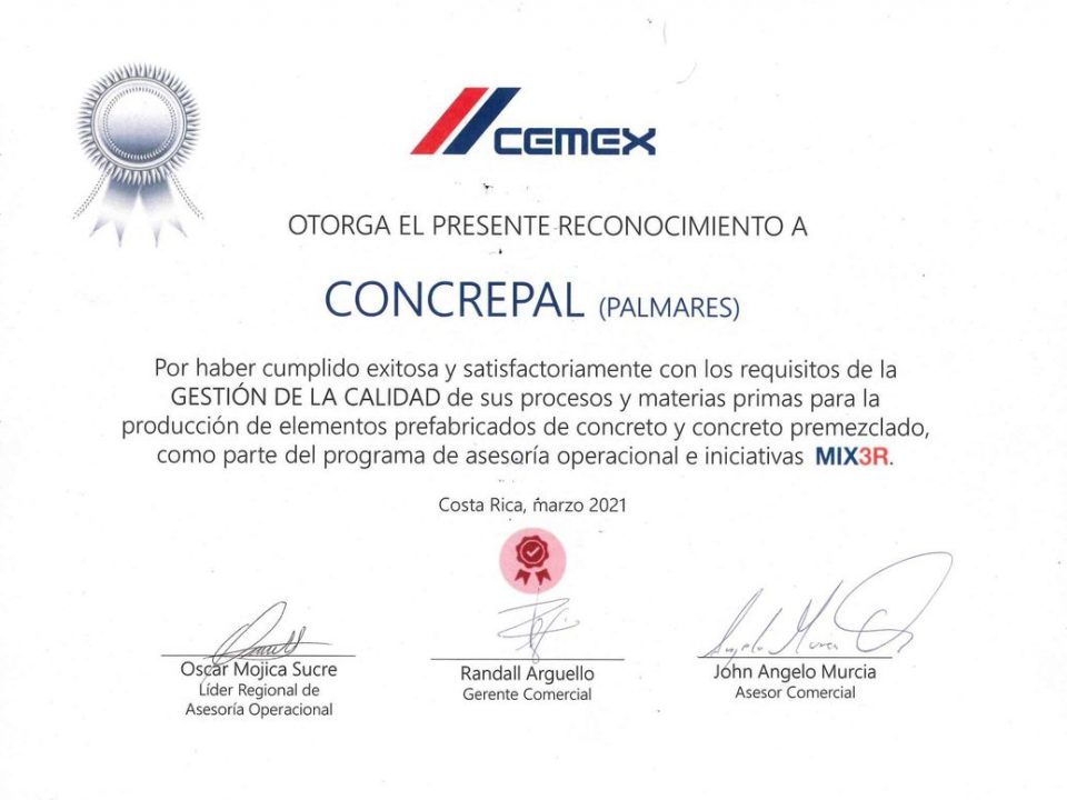 Reconocimiento de Cemex